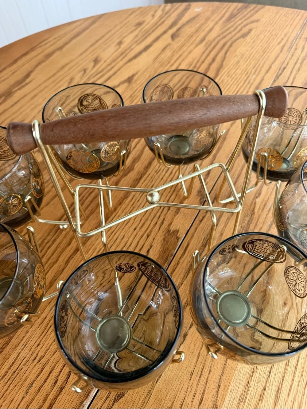 🥃 Vintage Mid-Century Cocktail Glass Set 🥃